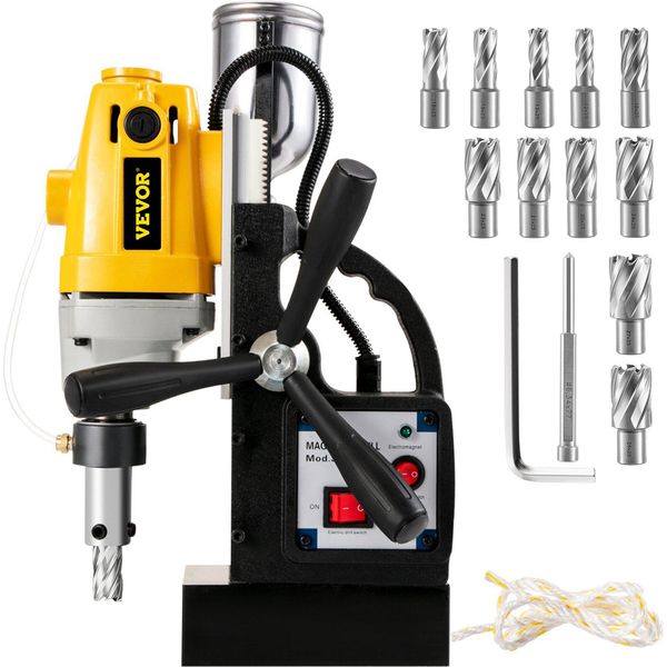 Trapano Magnetico Sdt MD40 Con Set Di Frese Anulari Hss Da 13 Pezzi Da 1 Pollice-image