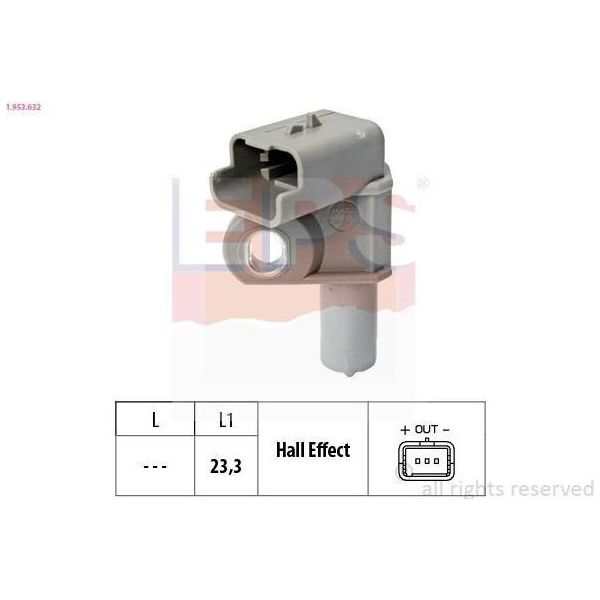 Sensore Posizione Albero A Camme Eps Per Ford Fiesta Mk6 Hatchback (JA8, JR8) Alberi A Camme 1.953.632-image