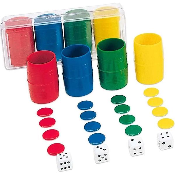 Tazza Di Dadi Con ParchíS-Jetons Cayro-image
