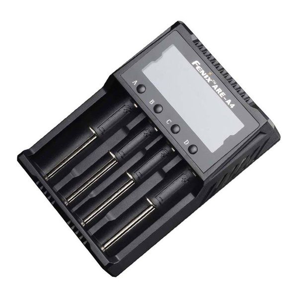 Caricabatterie Fenix Per Ioni Di Litio 10440 / 14500 / 16340 / 18650 / 21700 / 26650 / (Nimh Aa/Aaa/C)-image