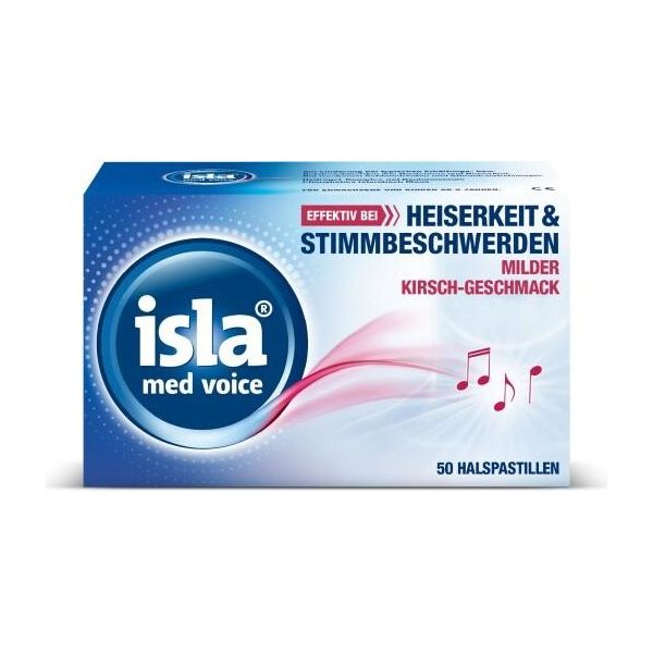Isla Med Voice Mild Cherry, 50 Pastiglie Per La Gola-image
