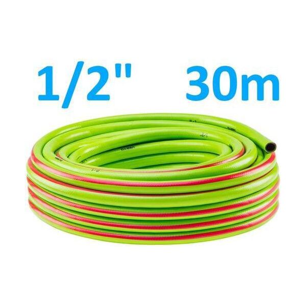Verto Tubo Da Giardino Professionale Da 1/2 Pollice, Lunghezza 30 M, 3 Strati - Tubo Flessibile E Resistente Ai Raggi Uv-image