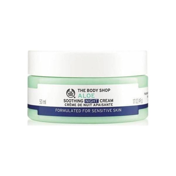 The Body Shop Aloe Soothing Night Cream Crema Idratante Per Il Viso Senza Parabeni 50Ml-image