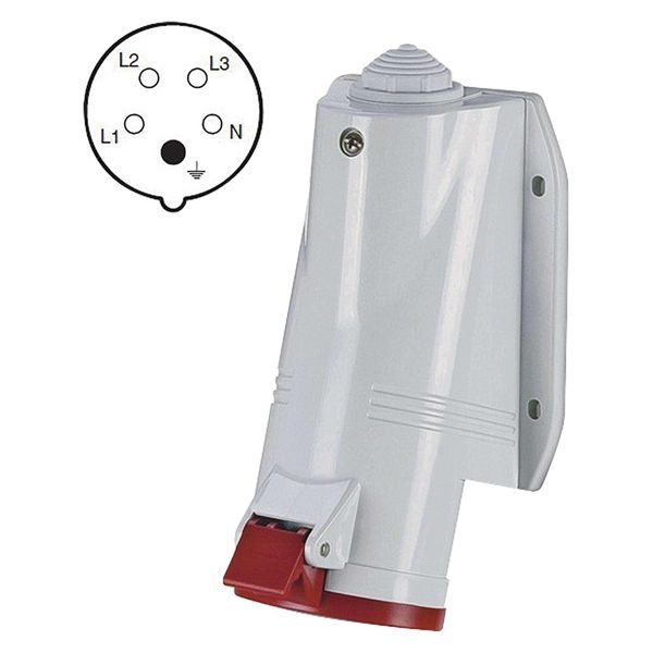 Presa Scame 5P 32A/400, IP44, Montaggio A Parete, A6213-image