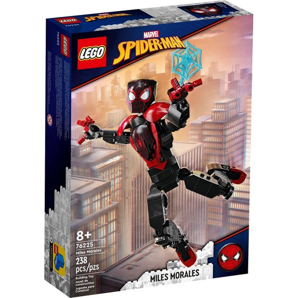 Lego 76225 Marvel Miles Morales, Giocattolo D'azione Completamente Articolato, Set Da Collezione Di Spider-Man, Giocattolo Per Bambini E Bambine-image