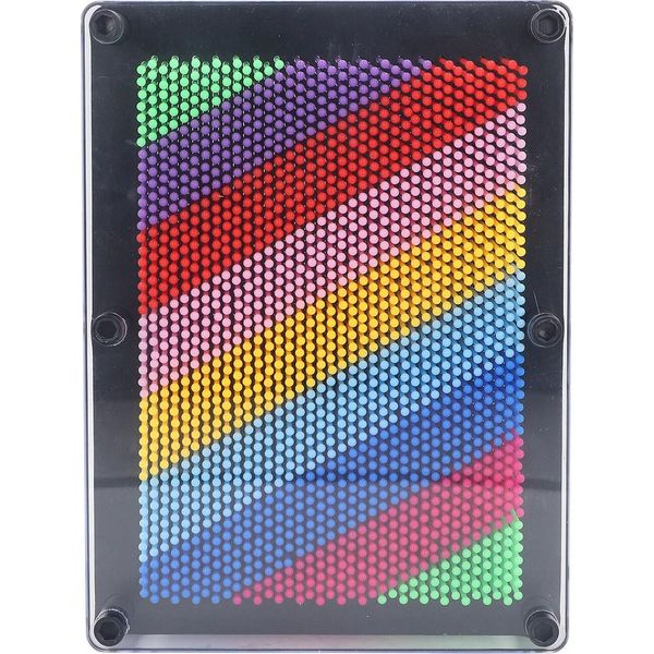 3D Pin Art Board Giocattolo Scultura Gioco Di Grandi Dimensioni Mano Stampo Sensore Plastica Per Bambini Ragazzi Ragazze Compleanno Adulti Cornice Nera-image