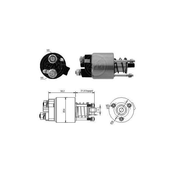 Era Interruttore Solenoide Motorino Di Avviamento ZM397 Per Toyota Avensis Estate (T25) Avensis (T25_)-image