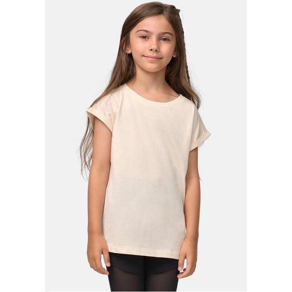 Urban Classics Girls Organic Extended Shoulder Tee Whiteand - 110/116-image