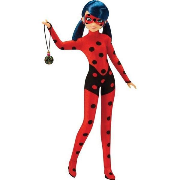 Bandai - Miraculous Ladybug - Bambola - Marinette - Coccinella Portafortuna - Bambola Da Salotto Alta 26 Cm - P50012-image