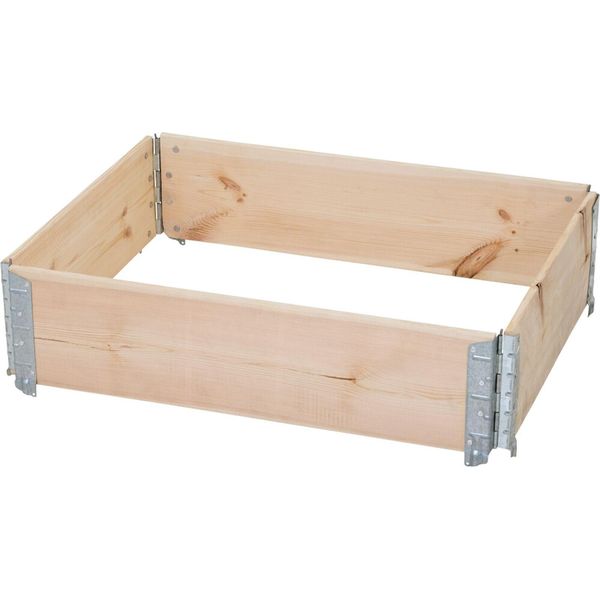 Letto Rialzato Impilabile Siena Garden 80 X 60 X 19,5 Cm, Naturale-image