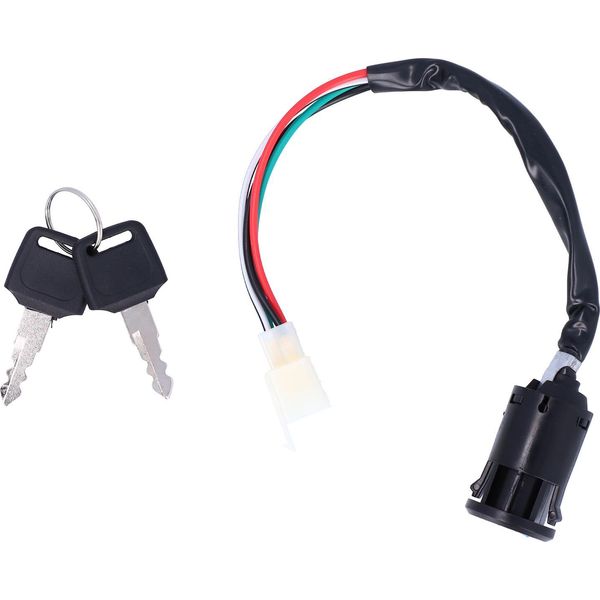Interruttore Di Accensione A 4 Fili Con 2 Pulsanti Per 50Cc 110Cc 125Cc 250Cc Pit Quad Dirt Bike Atv Electric Scooter-image