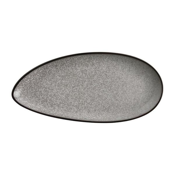 Piatti A Forma Di Foglia Olympia Mineral 25,5 X 12 Cm-image