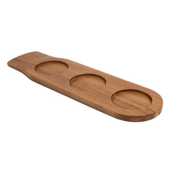 Tavola Da Portata Olympia In Legno Di Acacia Con 3 Aperture 14 X 48 Cm-image