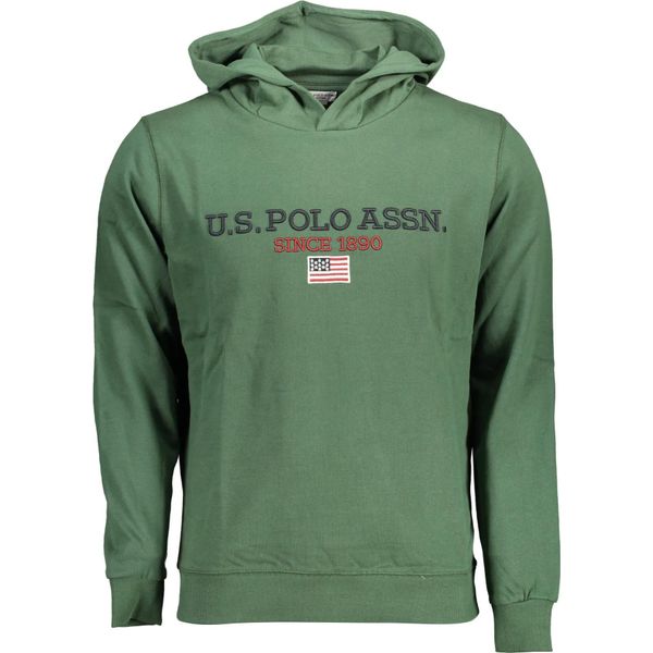 "Felpa Con Cappuccio U.S. Polo Verde Style"" : Taglia - Xl Taglia: Xl"-image