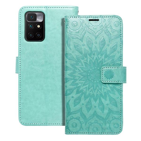 Mezzo Custodia A Libro Per Xiaomi Redmi 10 / 10 2022 Mandala Verde 448170-image