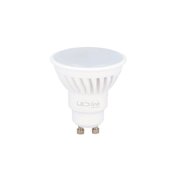 Led-Line Premium Led GU10 10W = 100W Riflettore 1250Lm 120° Ceramica 170-250V Bianco Freddo 6500K Dimmabile-image