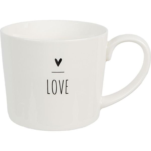 Tazza Clayre & Eef 275 Ml Cuore In Vetroceramica Bianca-image