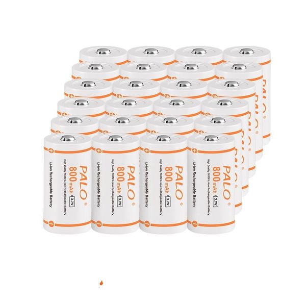 Batterie Ricaricabili CR123A, Capacità 800Mah, Tecnologia Li-Ion, 24PCS CR123A-image