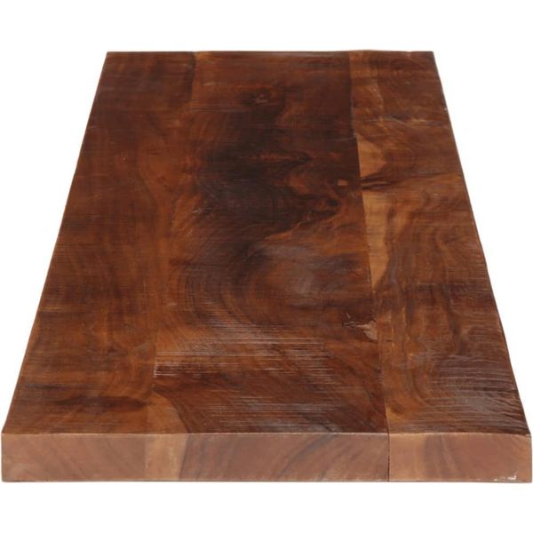 Vidaxl Piano Da Tavolo 140X30X2,5 Cm Rettangolare In Legno Massiccio Antico-image
