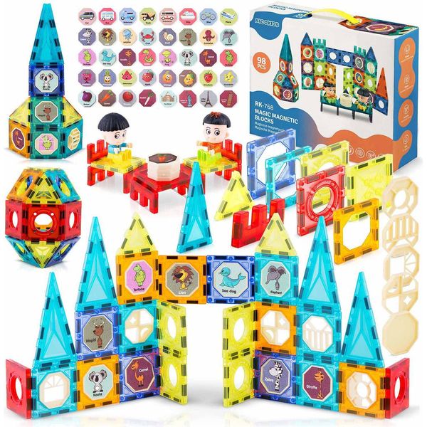 RK-768 Ricokids Torre Di Mattoncini Magnetici-image