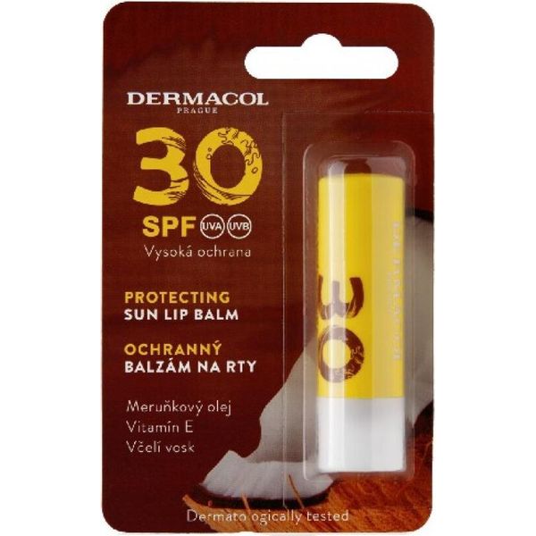 Dermacol - Balsamo Solare Protettivo Per Labbra Spf 30 - Balsamo Solare Protettivo Per Labbra 6 G 6Ml-image