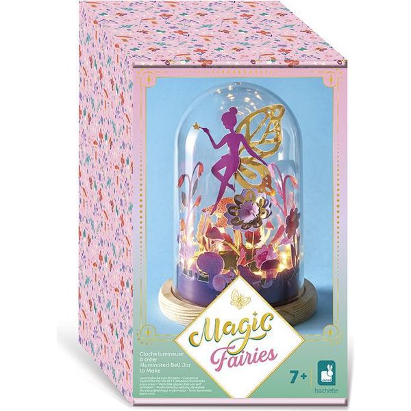 Janod Magic Fairies - Set Di Artigianato Creativo Con Cupola Di Vetro Illuminata Per Bambini-image