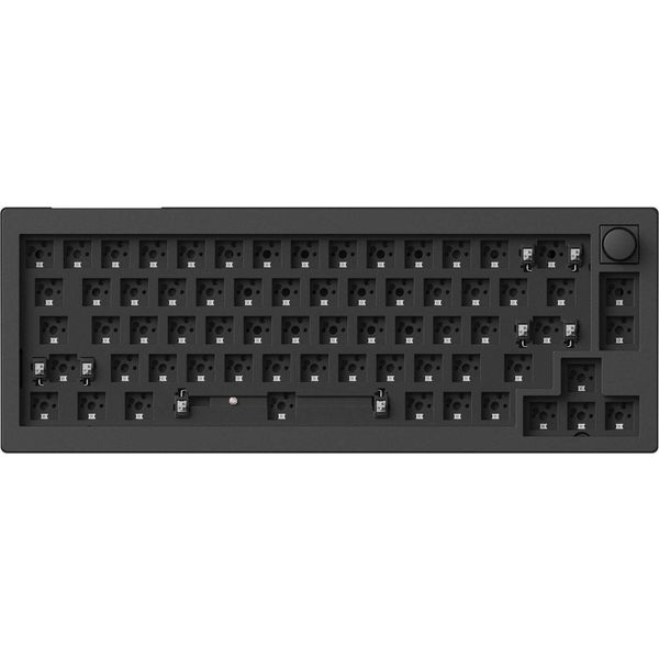 Tastiera Meccanica Senza Fili Keychron V2 Max Qmk/Via, Manopola Barebone, Nero Carbone, Barebone V2M-Z4-image