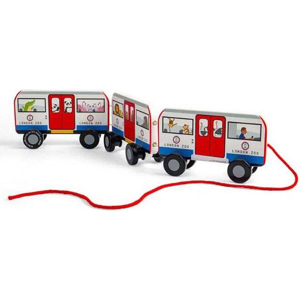 Bigjigs Autobus Di Legno London Trek-image