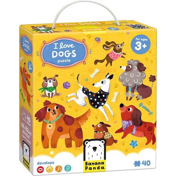 Puzzle Del Cane Banana Panda - Giocattolo Educativo Per Bambini Dai 3 Anni In Su-image