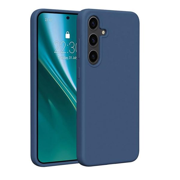 Telforceone S.A. Etteri Silicone Case For Samsung Galaxy S25 Dark Blue-image