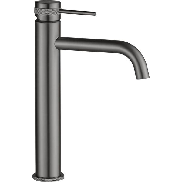 Rubinetto Da Lavabo Rea Lungo Grip Gun Grey High-image