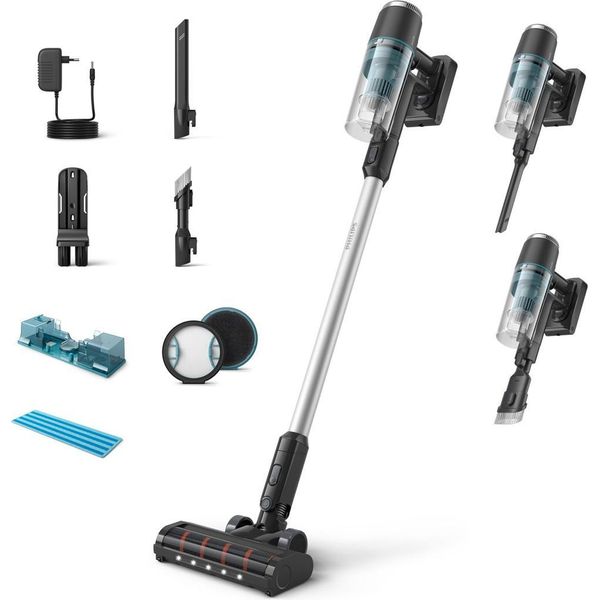 Philips 3000 Series XC3133/01 Stick Vacuum/Electric Broom Battery Dry Bagless-image