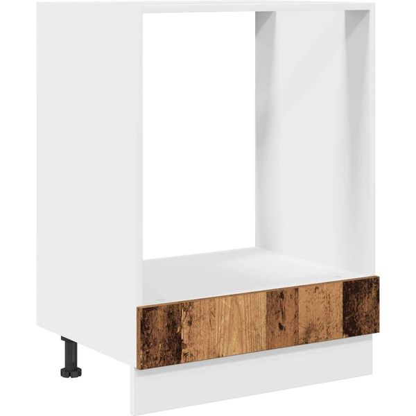 Vidaxl Armadio Da Forno Riga In Legno Recuperato 60 X 46 X 81,5 Cm Materiale A Base Di Legno-image