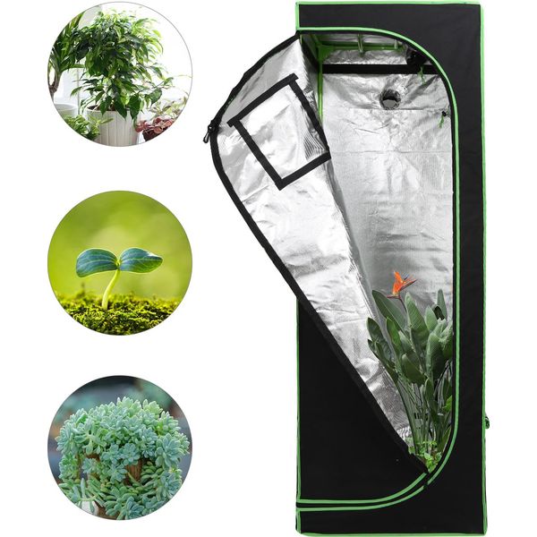 Tolletour Tenda Per Piante Tenda Per Piante Serra Box Giardino Coltivazione Ortaggi Erbe Armadio Per La Coltivazione Indoor 80X80X180 Cm-image