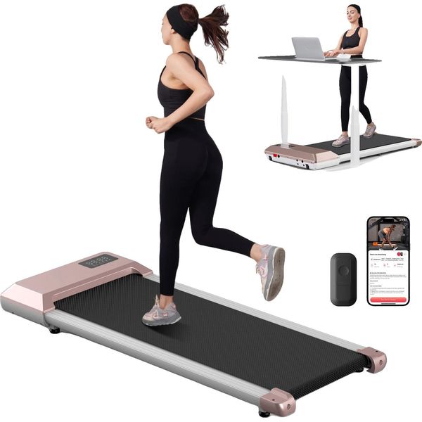 Tapis Roulant, Motore Elettrico Da 2,5 Cv, Connettività Bluetooth, Oro-image