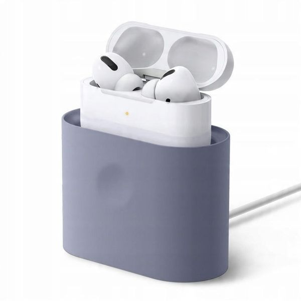 Elago Stazione Di Ricarica Per Airpods Pro Lavanda Grigio-image