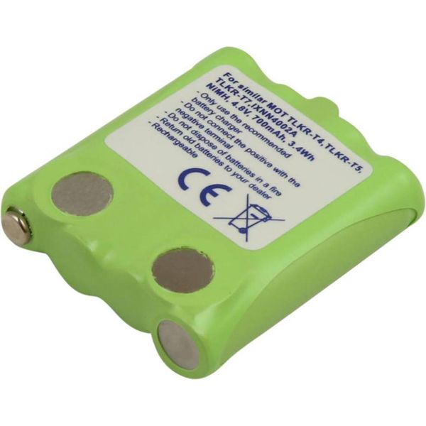 Avizar, Batteria Di Ricambio Motorola Tlkr T4/T5/T7 4,8 V 700 Mah Nimh, Verde-image