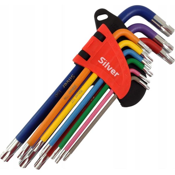 Torx 9Szt. T10-T50 /Argento-image