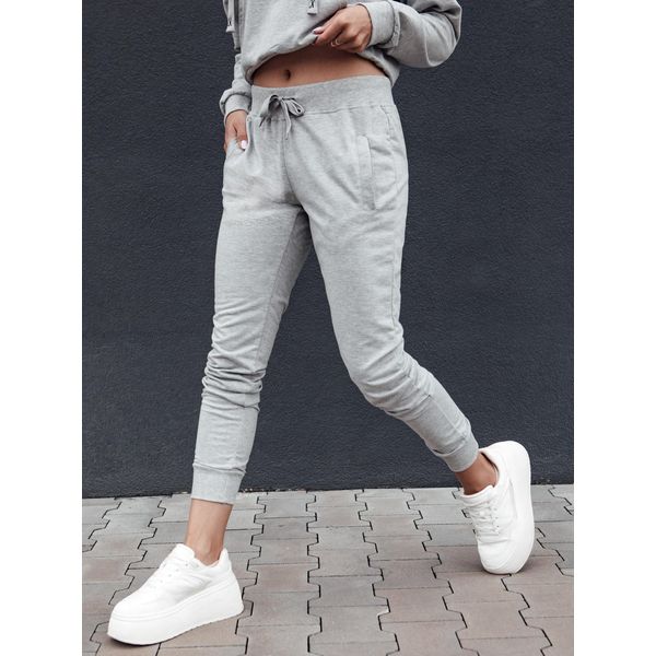 Dstreet Pantalone Donna Relax Mode Grigio Chiaro L-image