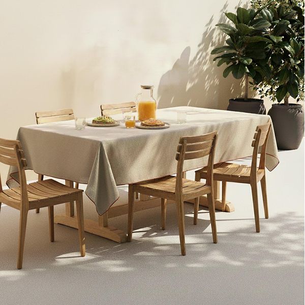Tovaglia Solace 140X140 Cm Lino 140X140 Cm 100% Poliestere Europe-image