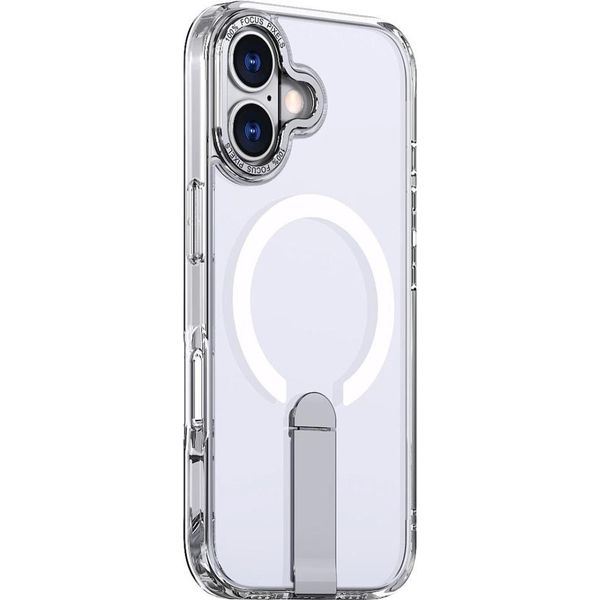 Hybrid Armor X Custodia Protettiva Per Cellulare Con Anello Magnetico E Supporto Compatibile Con Iphone 17 Air Trasparente-image