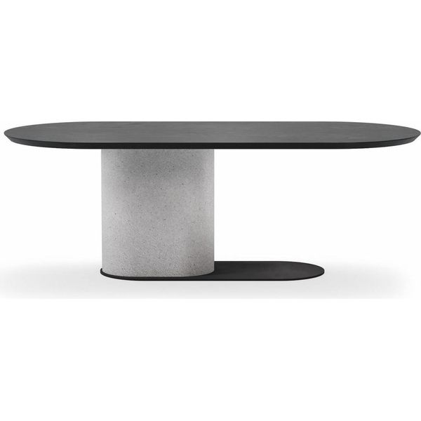 Casa Padrino Tavolo Da Pranzo Nero/Grigio 240 Cm - Mobili Per La Sala Da Pranzo-image