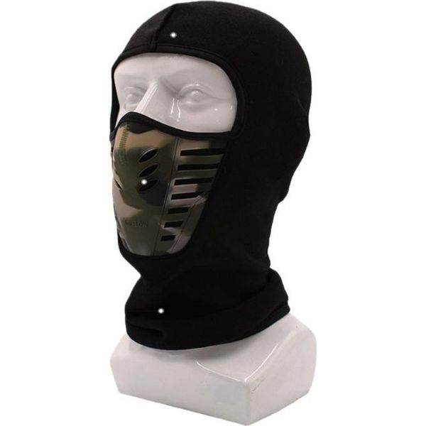 Inf Maschera Invernale Antivento In Pile - Balaclava Termico Per Ciclismo, Sci E Altro-image