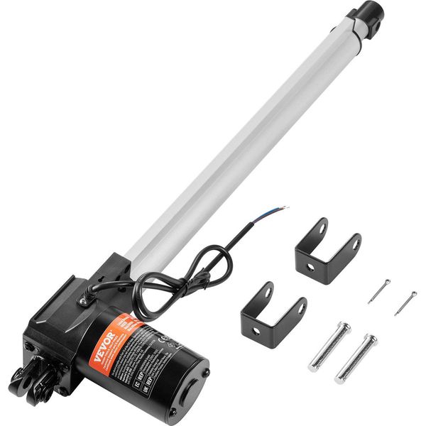 6000N Attuatore Lineare Dc 12V Attuatore Lineare IP44 Motore Lineare Elettrico Lunghezza Corsa 400 Mm Livello Di Rumore ≤50Db Apriporta Elettrico 5Mm/S Velocità Di Traslazione Tecnologia Lineare Attuatore Di Regolazione-image
