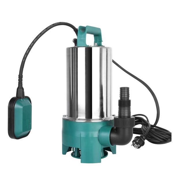 Pompa Per Laghetti - Pompa Per Acqua - Pompa Sommersa - Pompa Per Fontane - 1.100W - Per Acqua Pulita E Sporca - Con Galleggiante Automatico - 16.500-image