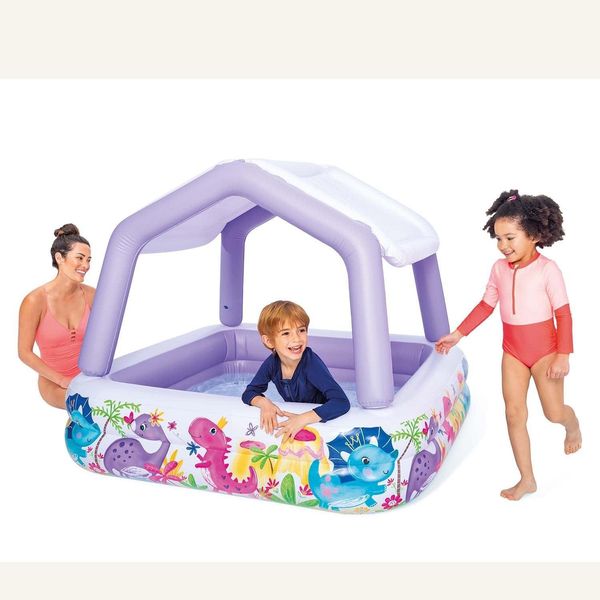 Piscina Gonfiabile Acquario Con Tetto 157 X 157 X 122 Cm Intex 57470-image