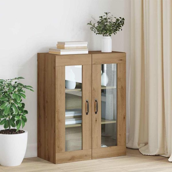 Vidaxl Armadio A Muro Marrone 69,5 X 34 X 90 Cm Materiale In Legno-image