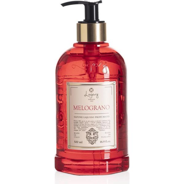 Logevy - Sapone Liquido - Melograno - 500 Ml - Detergente Delicato E Profumato-image