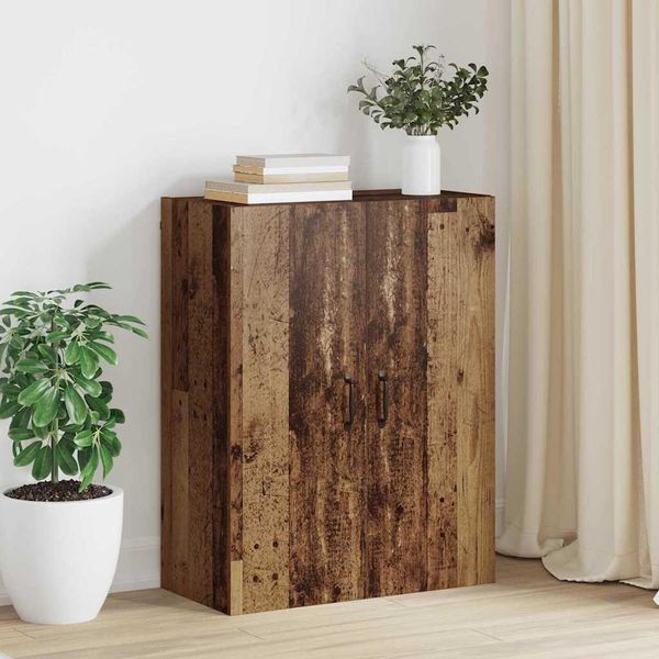 2025 Cloris Armadio A Muro In Legno Vecchio 69,5 X 34 X 90 Cm Materiale A Base Di Legno - Cassettiere Vendita1916449 1Pacco-image