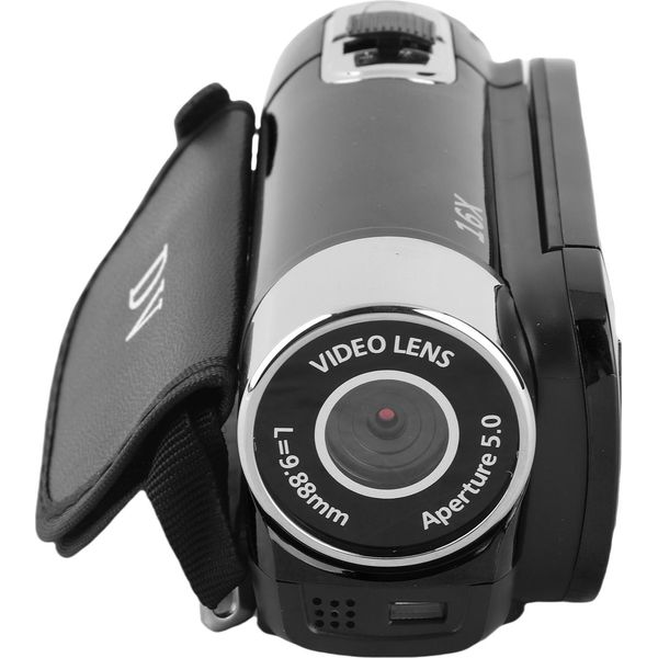 Videocamera Digitale Portatile Ad Alta Definizione 1080P Videocamera Dv 16 Mp Schermo Lcd Da 2,7 Pollici Zoom 16X Integrato-image